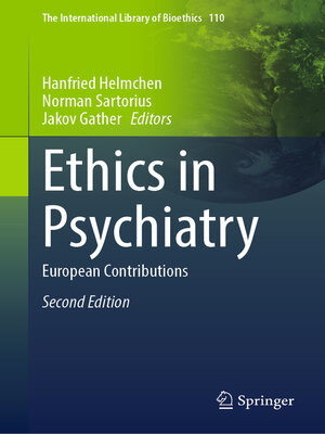 cover image of Ethics in Psychiatry